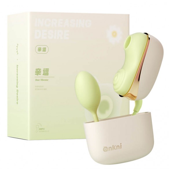 Ankni - Kiss Tease Suction Egg (Support APP Mini Programs - Green) Ankni - Kiss Tease Suction Egg (Support APP Mini Programs - Green)
